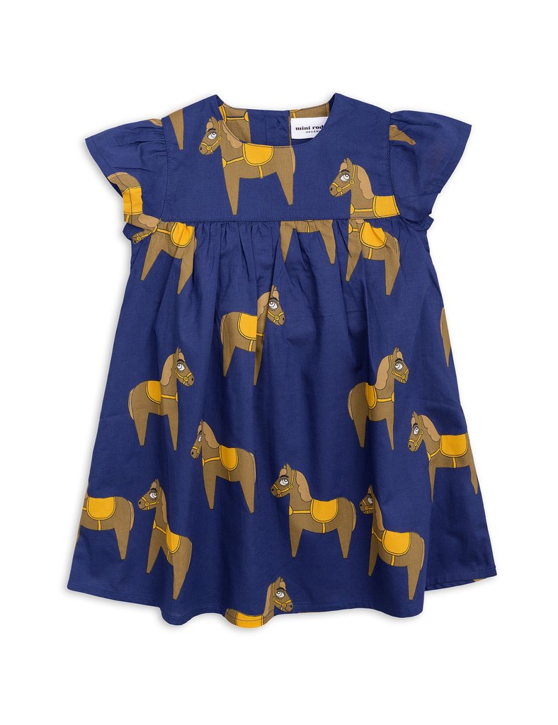 Horse Woven Frill Dress