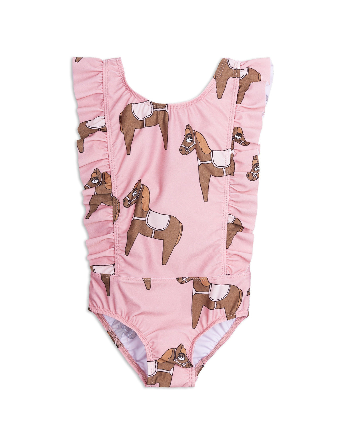 Horse Ruffled Swimsuit