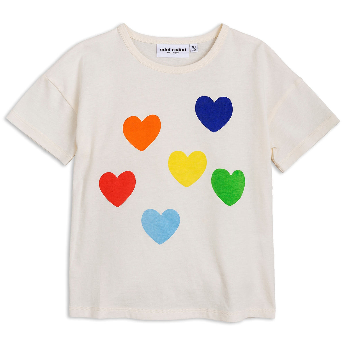 Rainbow Love sp Ss Tee Offwhite