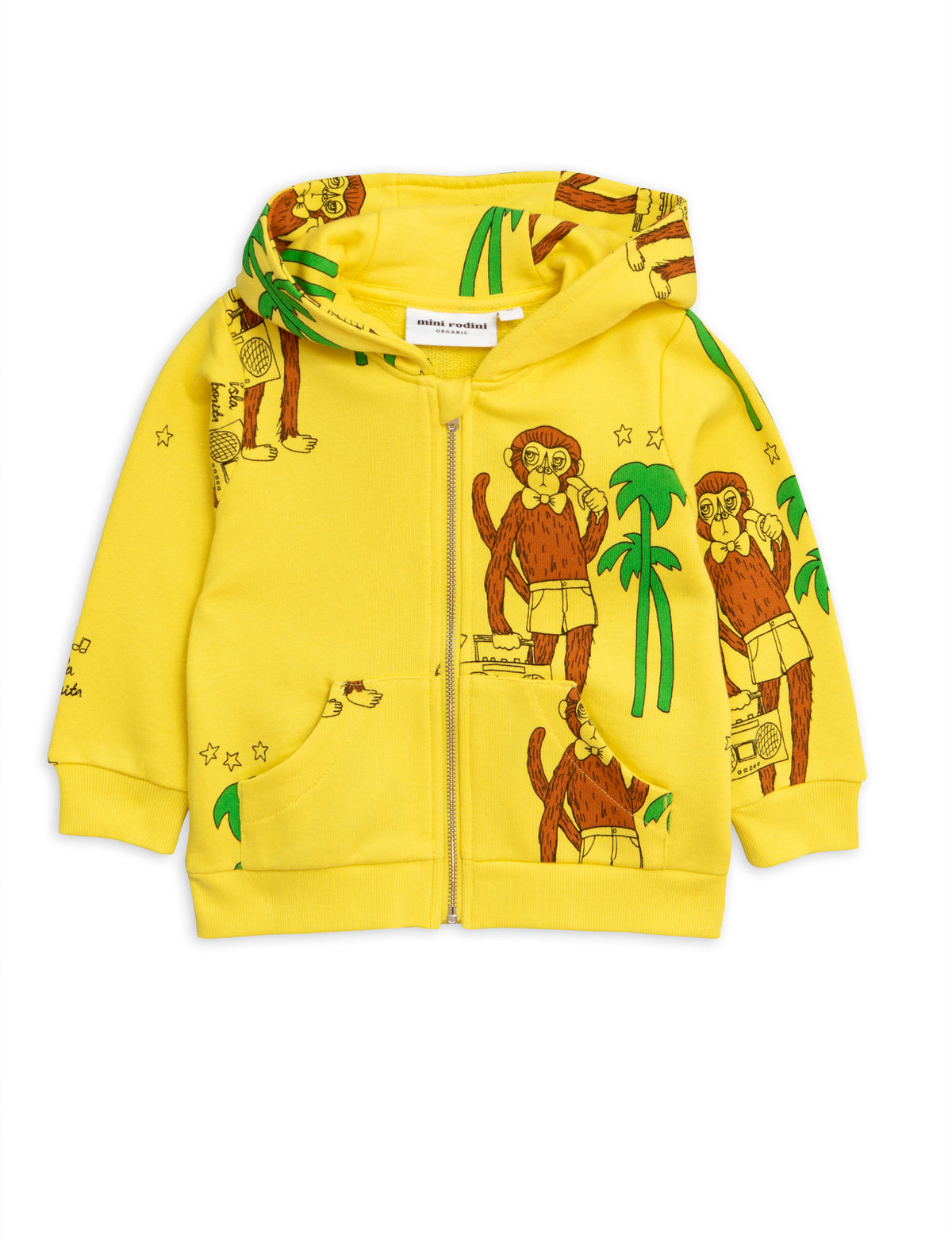 Cool Monkeys Aop Zip Hood