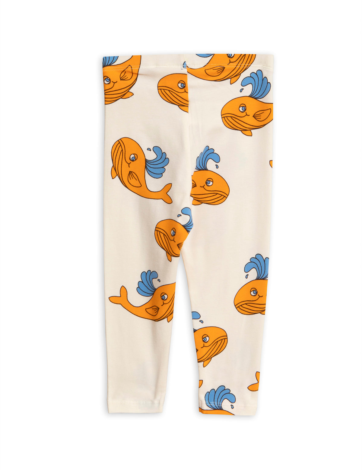 Whale Aop Leggings Orange