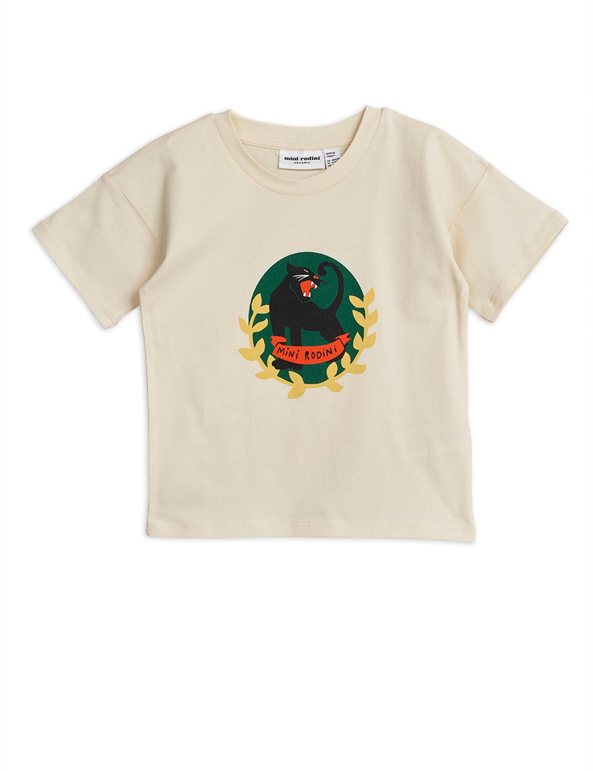 Panther Badge Ss Tee Offwhite