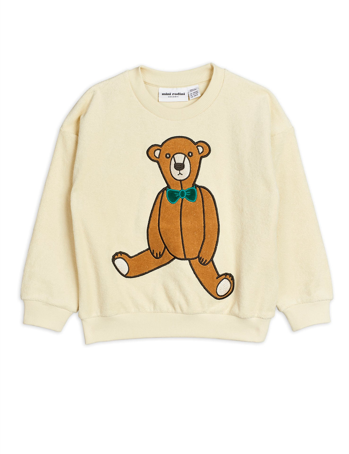 Teddy Patch Terry Sweatshirt offwhite