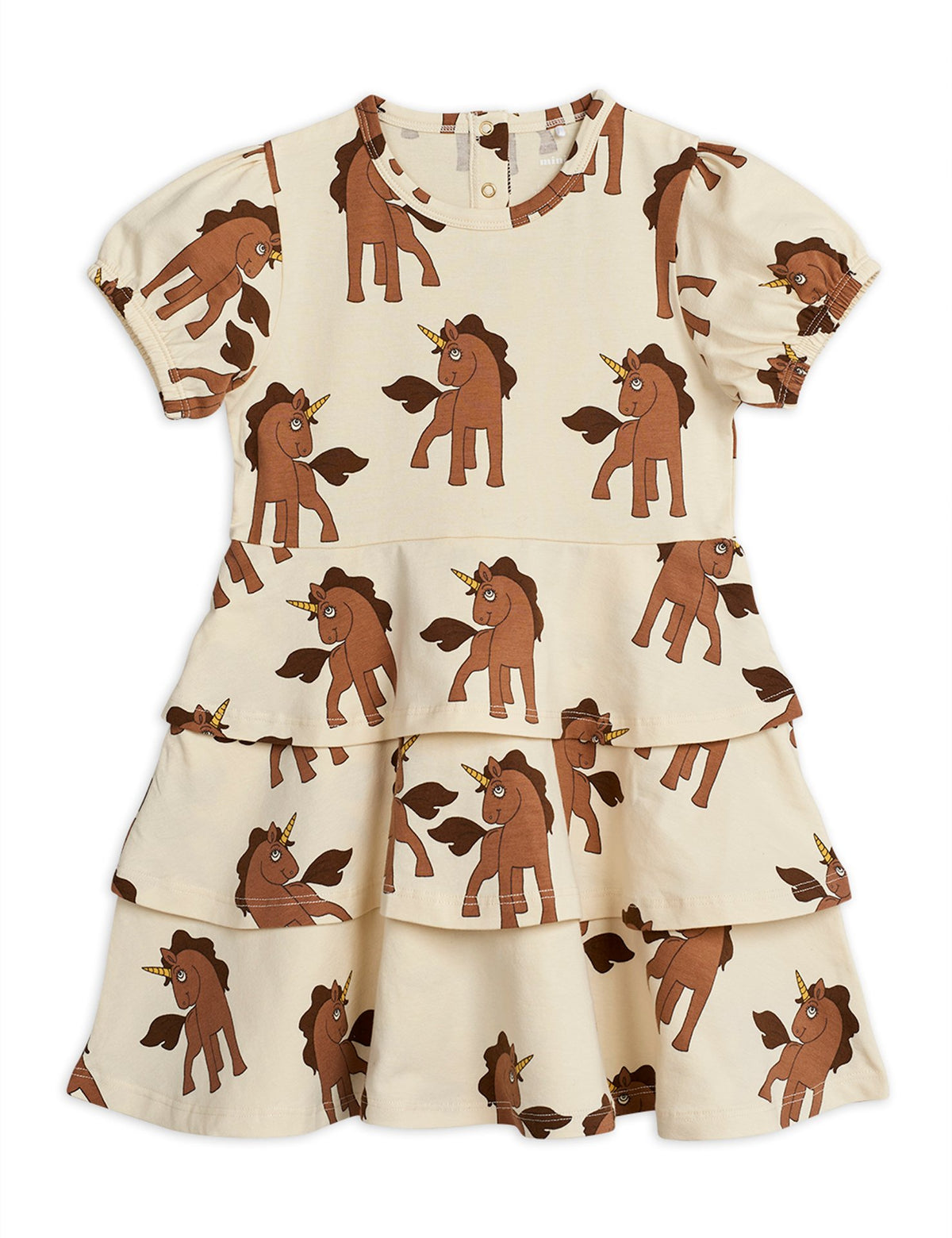 Unicorns AOP ss Dress Offwhite