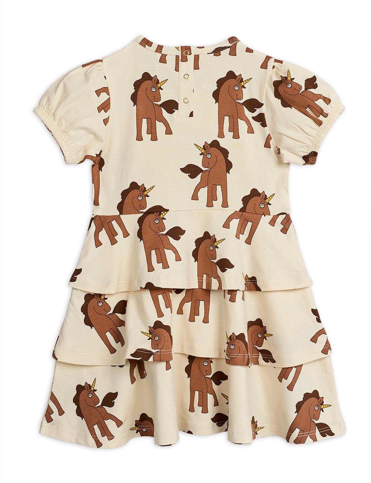 Unicorns AOP ss Dress Offwhite