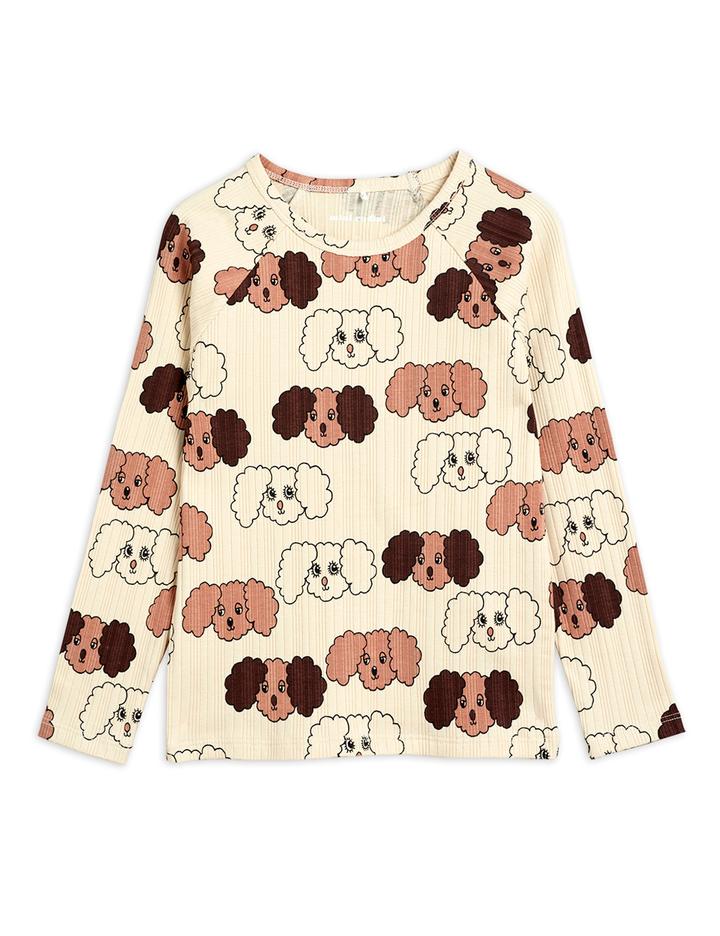 Fluffy Dog AOP Ls Tee