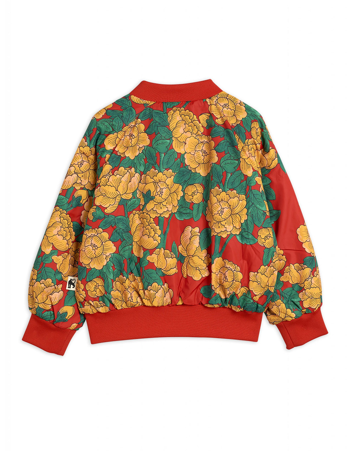 Peonies BaseBall Jacket red