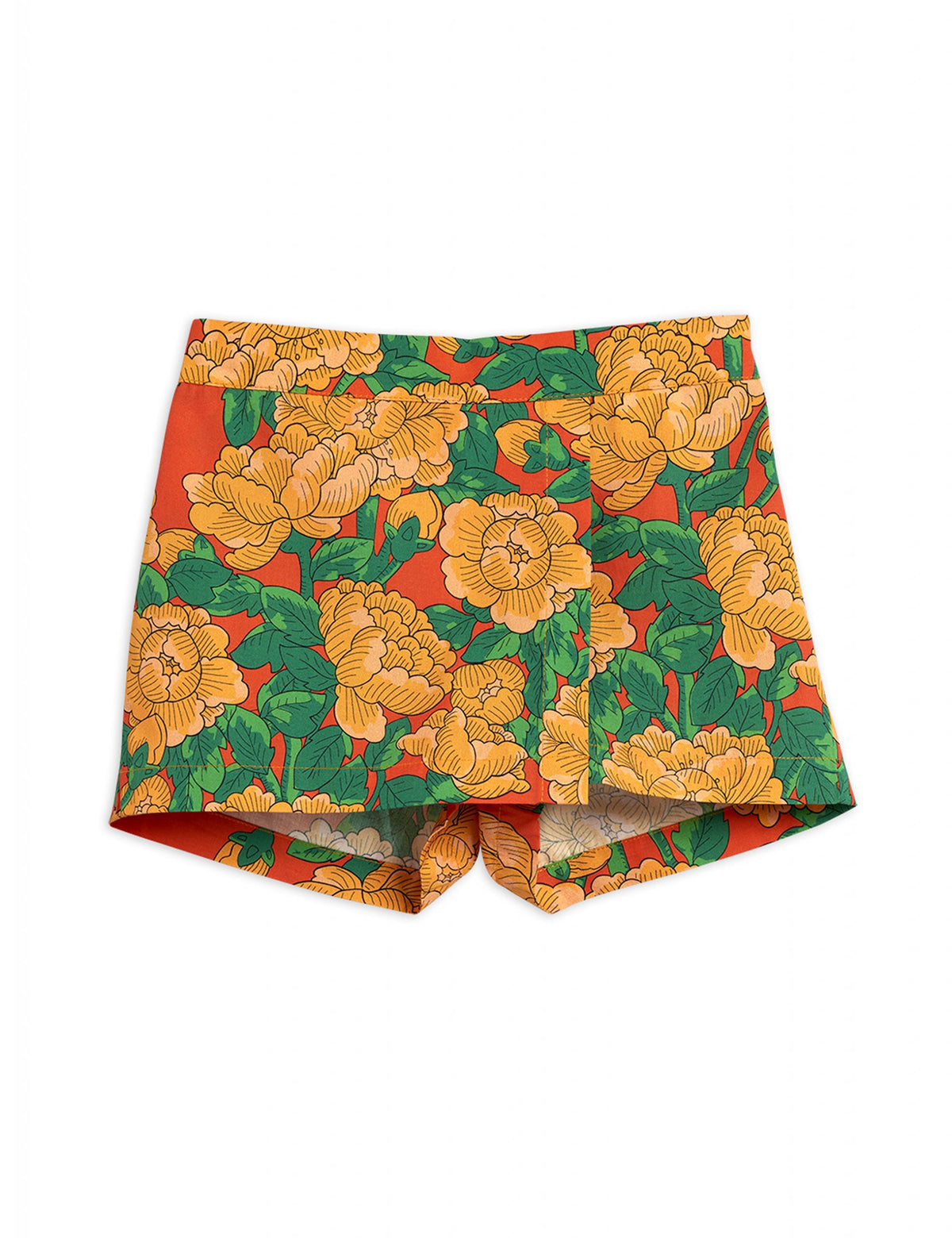 Peonies Woven Divided Skirt