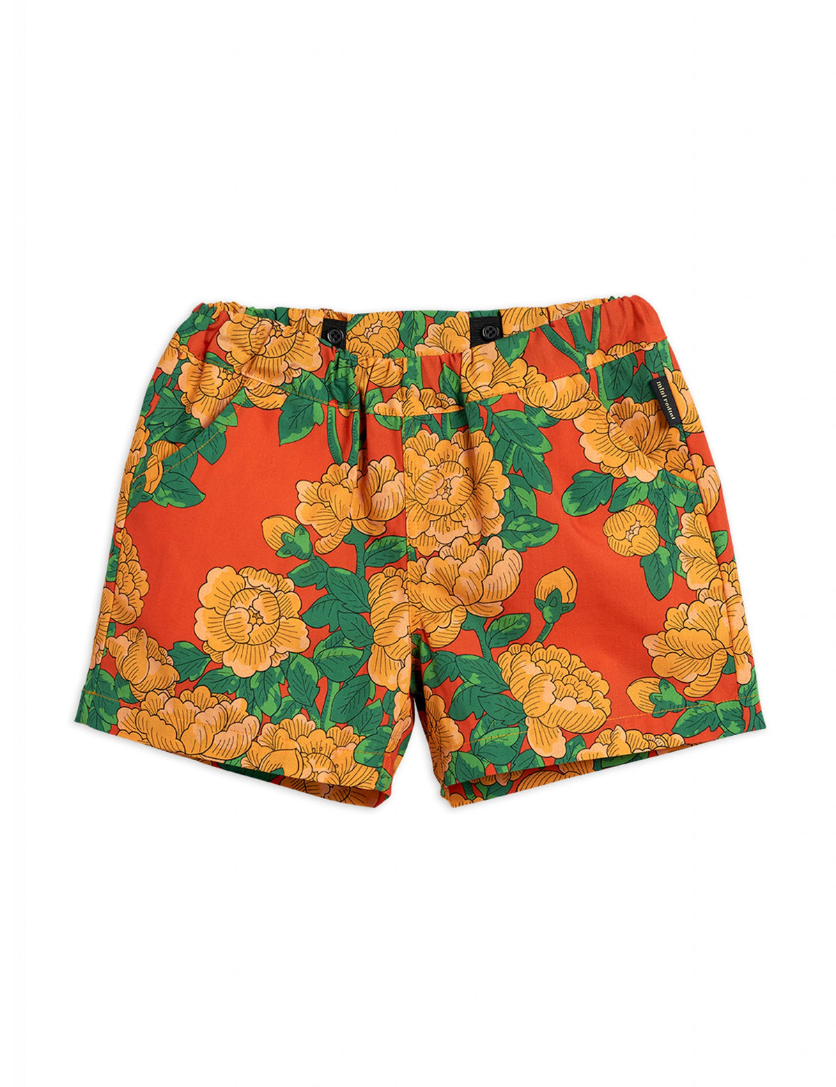 Peonies Woven Shorts