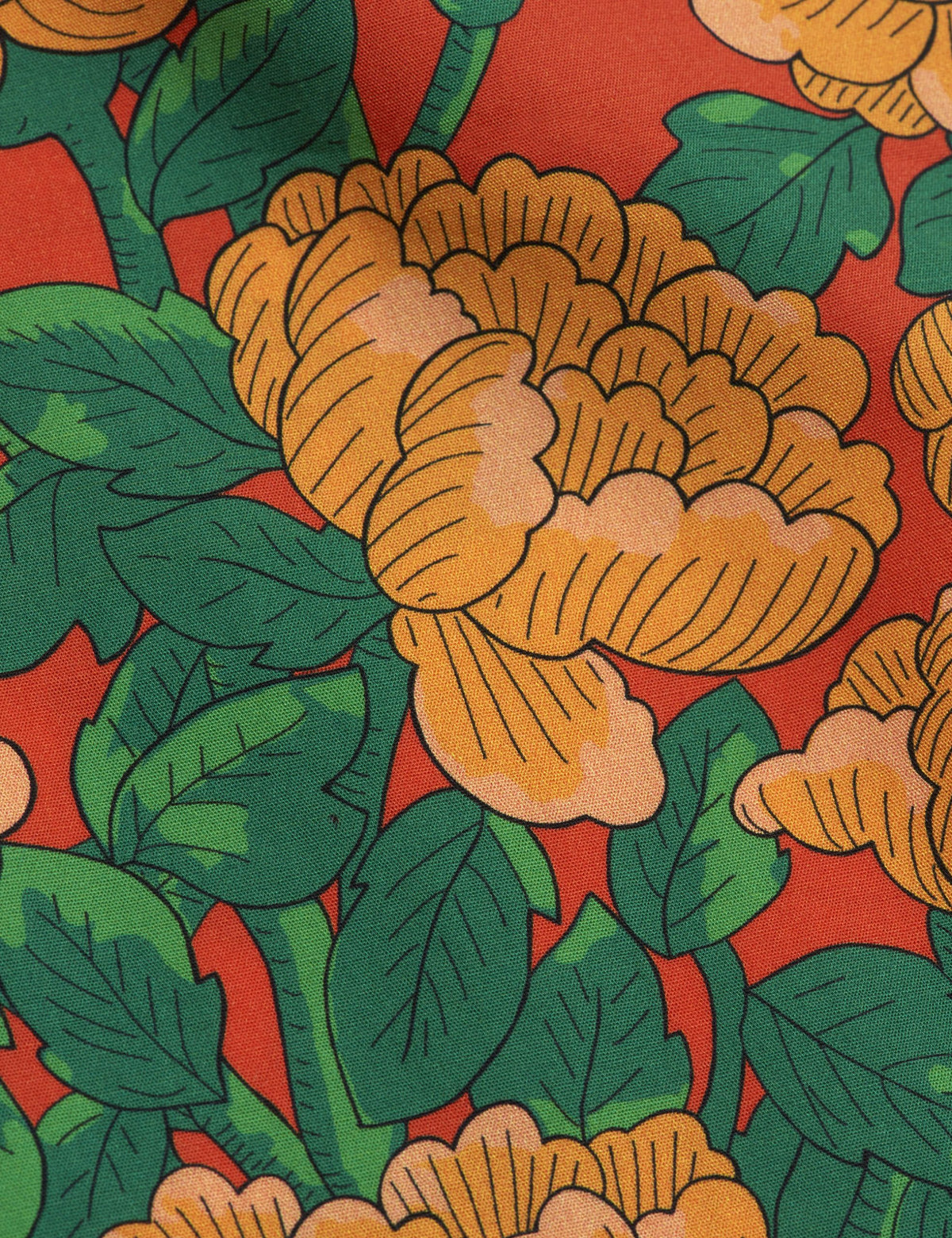 Peonies Woven Paper Bag Trousers