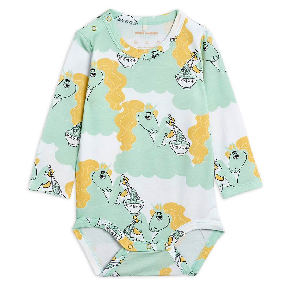 Unicorn Noodles Ls Body green