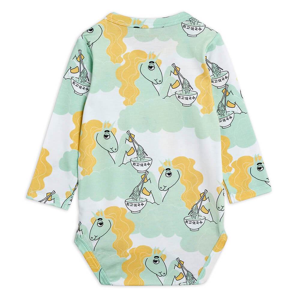 Unicorn Noodles Ls Body green