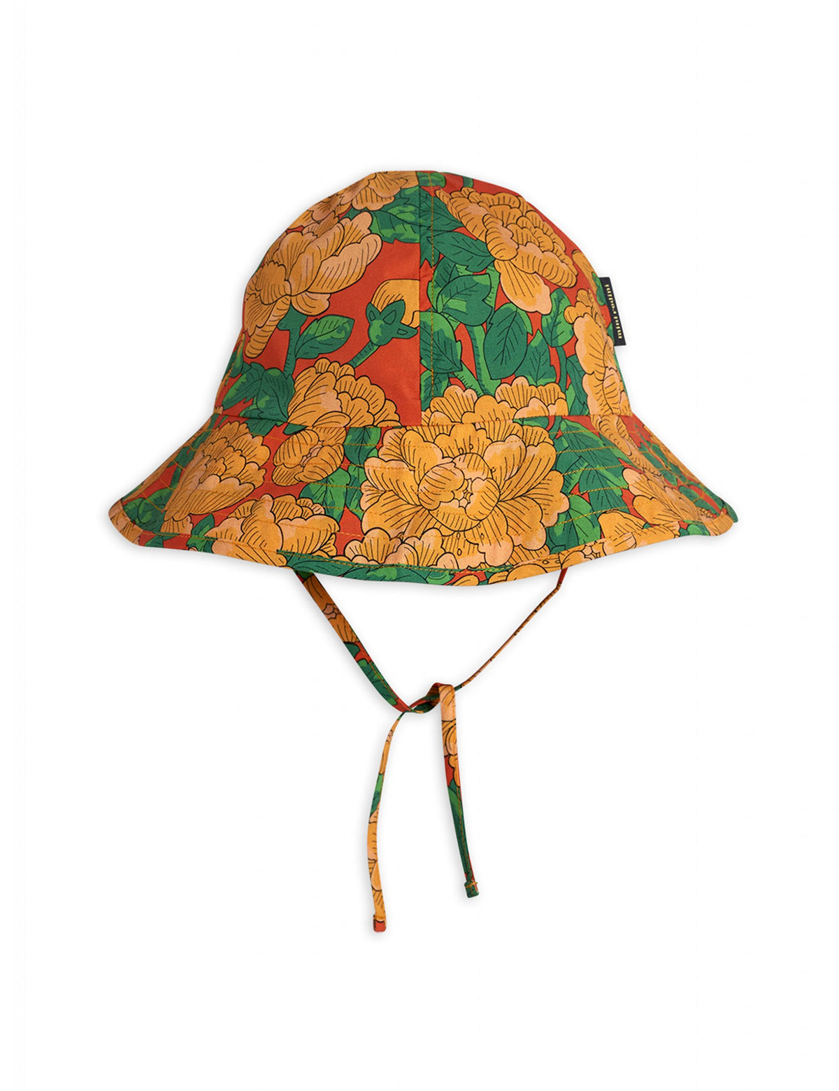 Peonies Woven Sun Hat