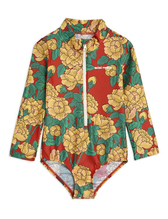 Peonies Ls Swimsuit