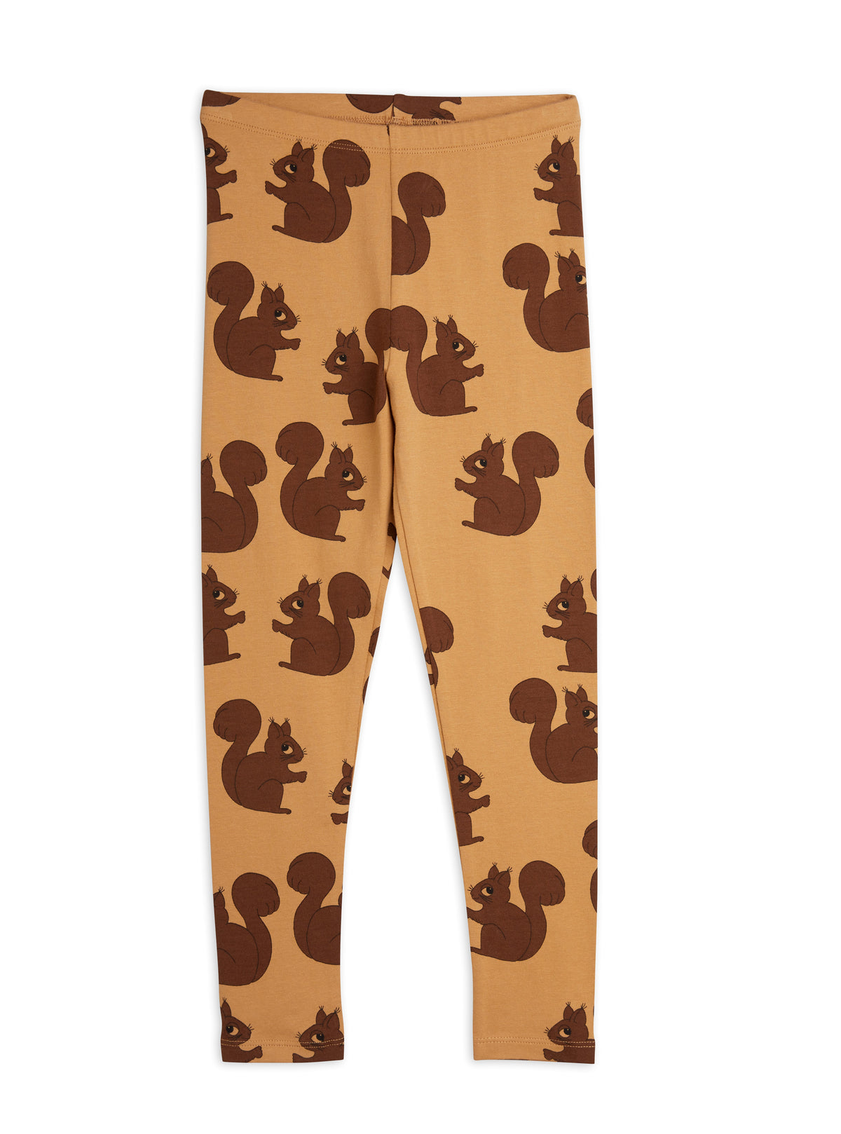 Squirrel Aop Leggings Brown