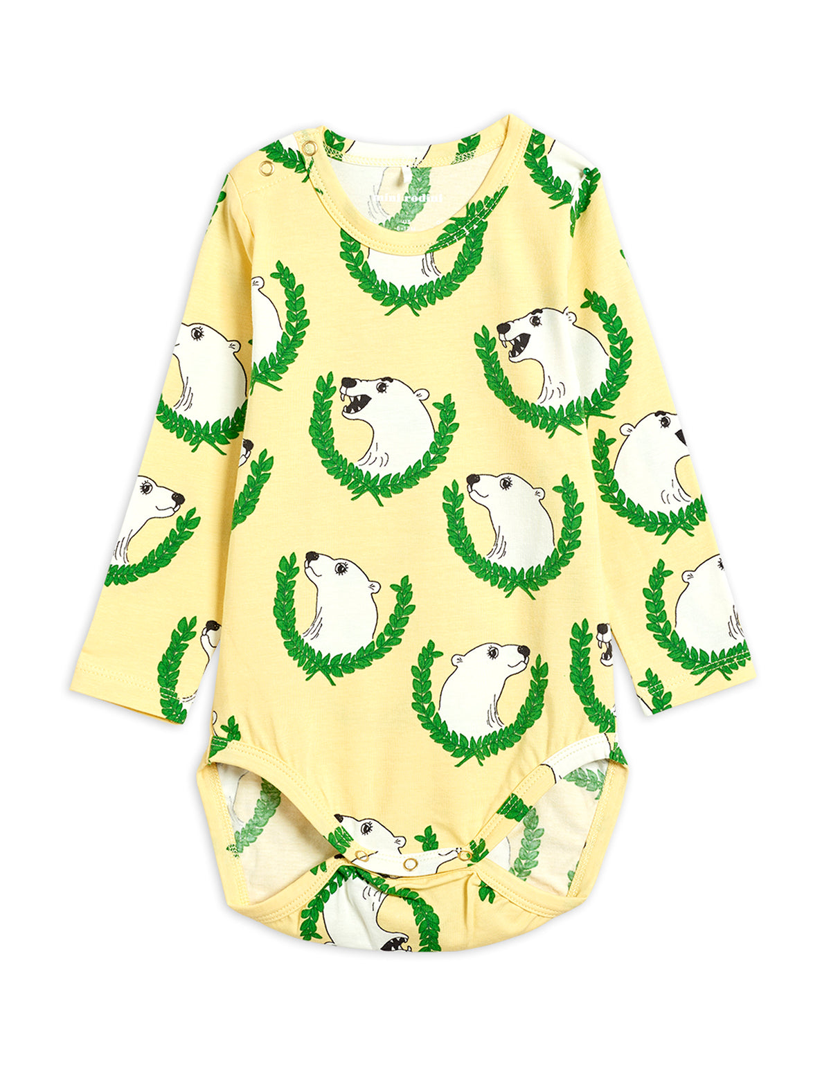Polar Bear Aop Long Sleeve Body yellow