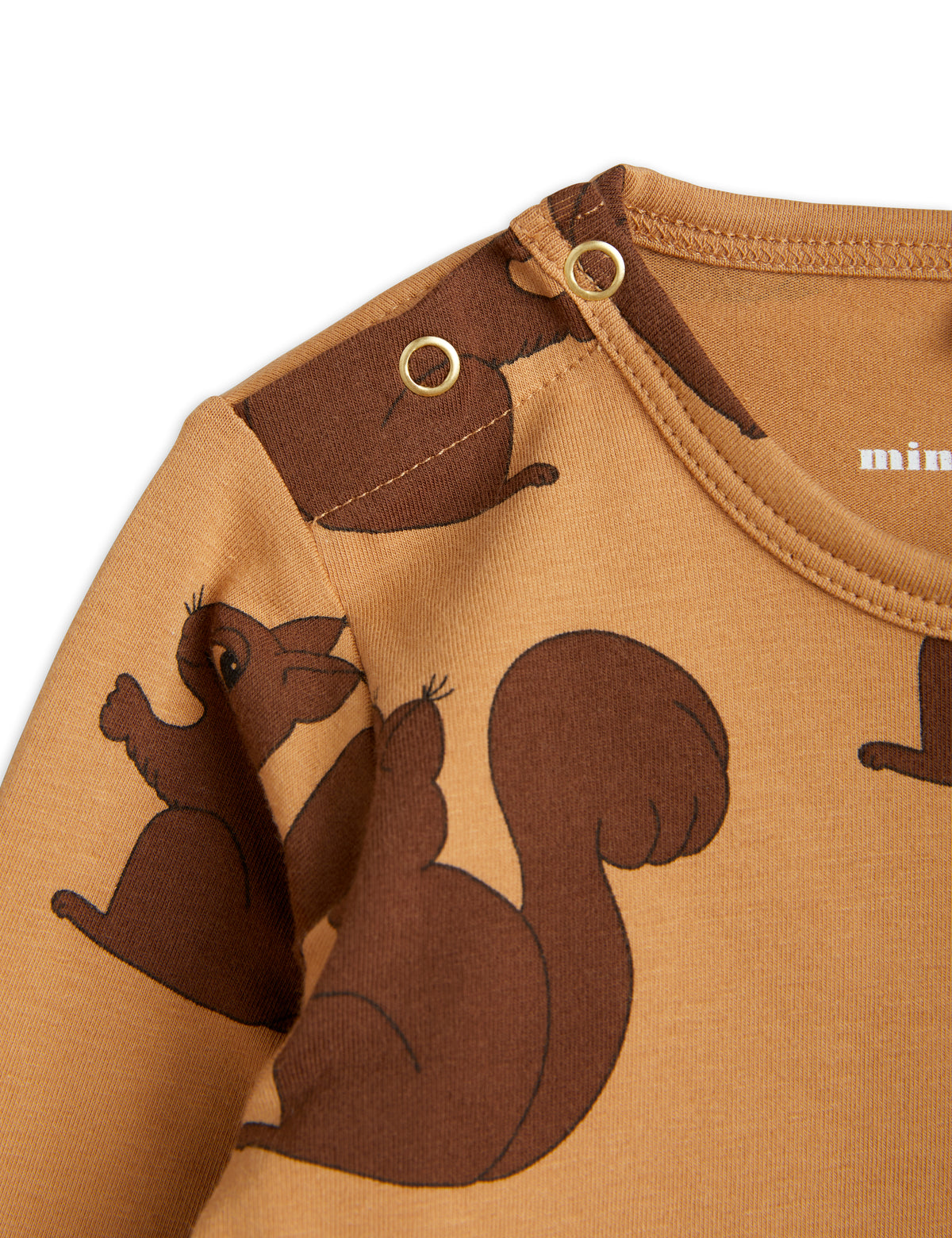 Squirrels Aop Long Sleeve Body brown