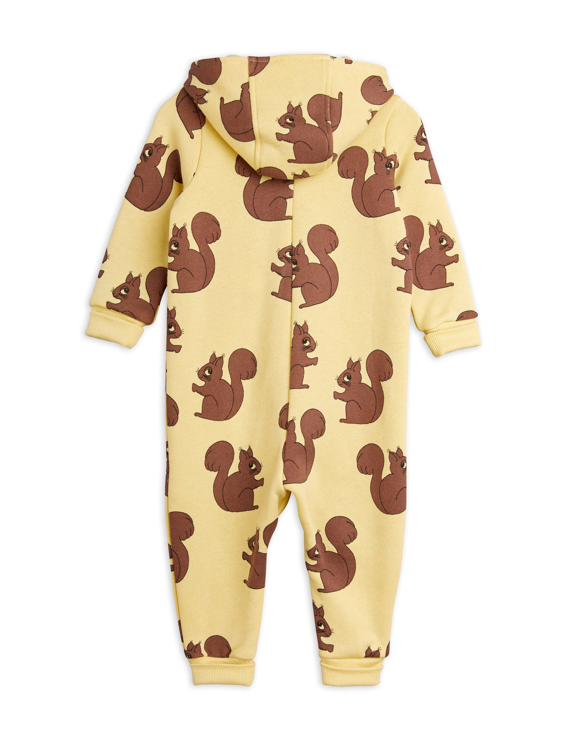 Squirrel Aop Onesie yellow