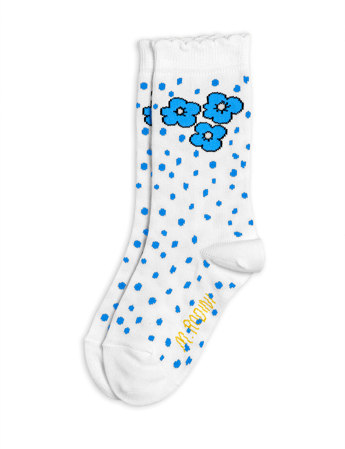 Winterflower Scallop Socks