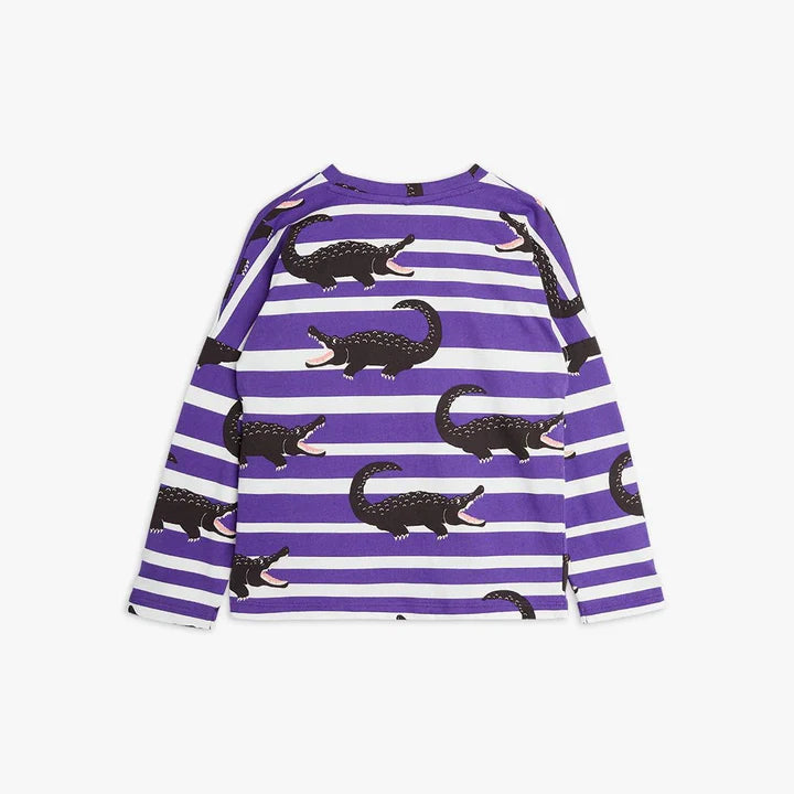 Crocodiles AOP Grandpa Purple