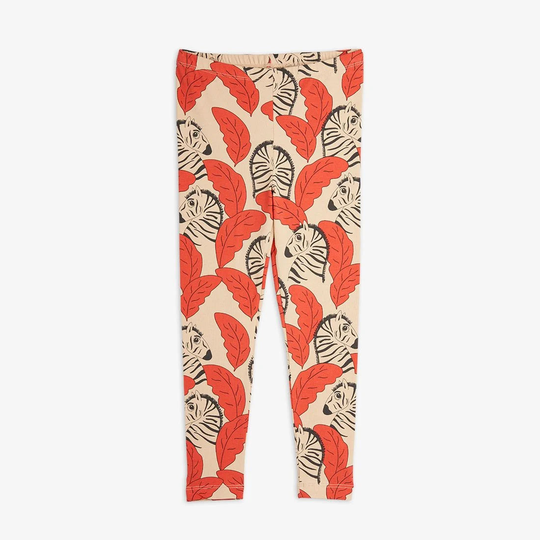Zebras AOP Leggings red