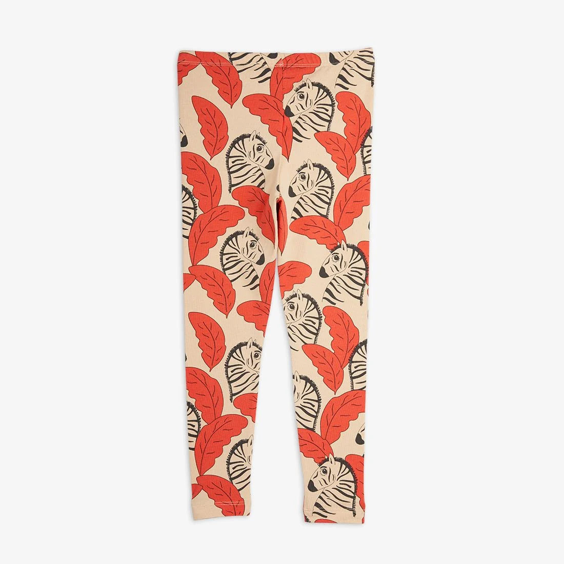 Zebras AOP Leggings red