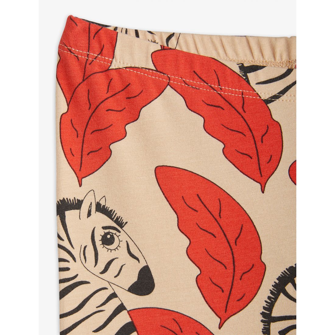 Zebras AOP Leggings red