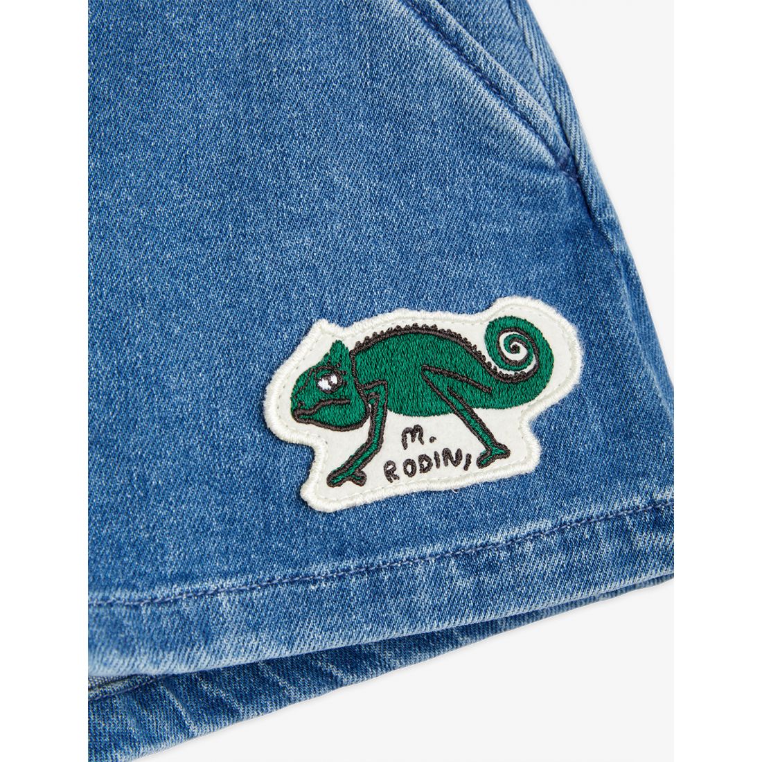 Lizard Denim Shorts     (Chameleon)