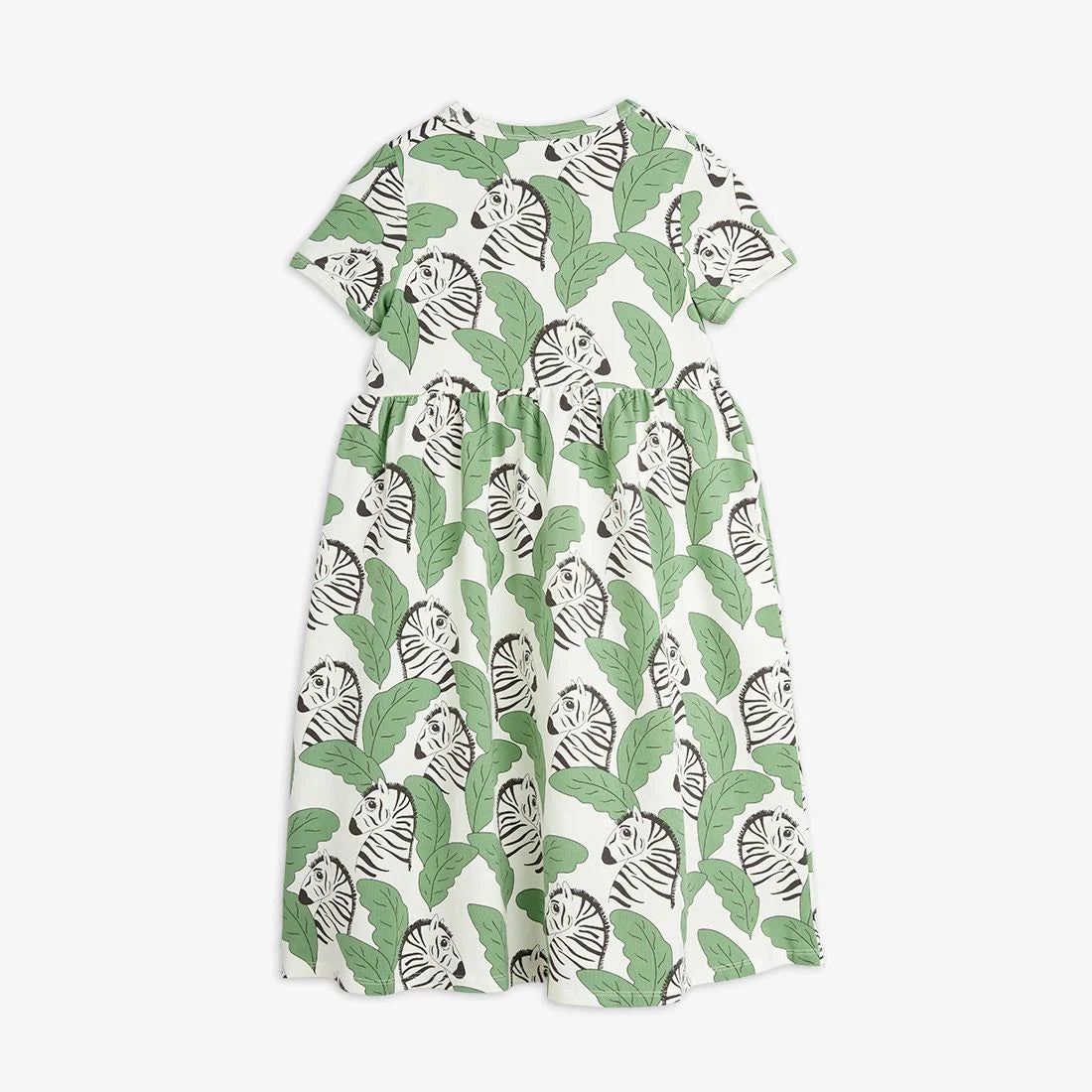 Zebras ss Long Dress green
