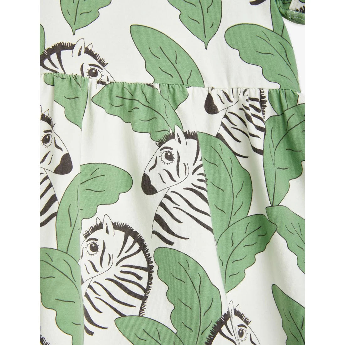 Zebras ss Long Dress green
