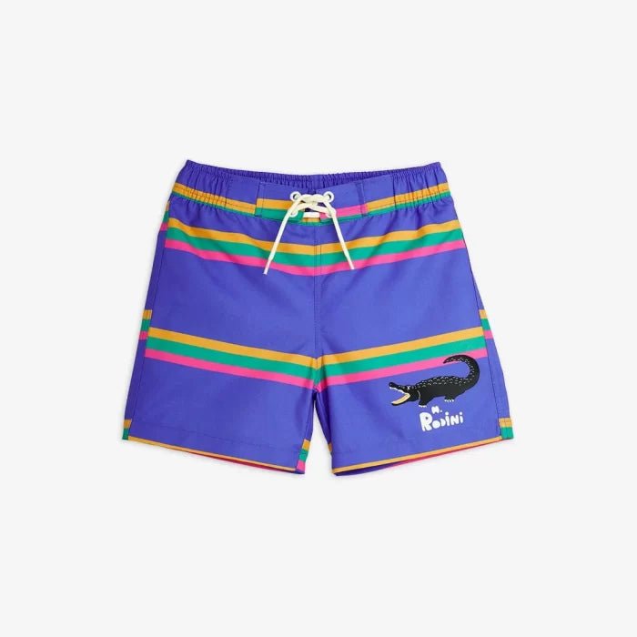Crocodile Swim Shorts blue