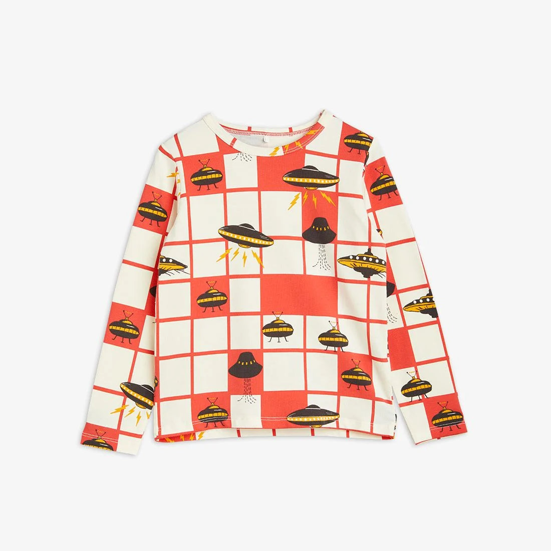 UFO aop Long Sleeve Tee (Red)