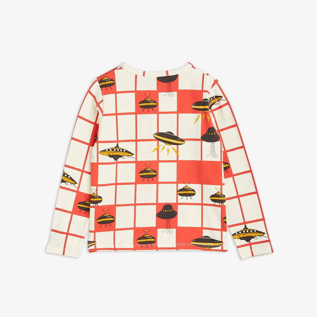 UFO aop Long Sleeve Tee (Red)