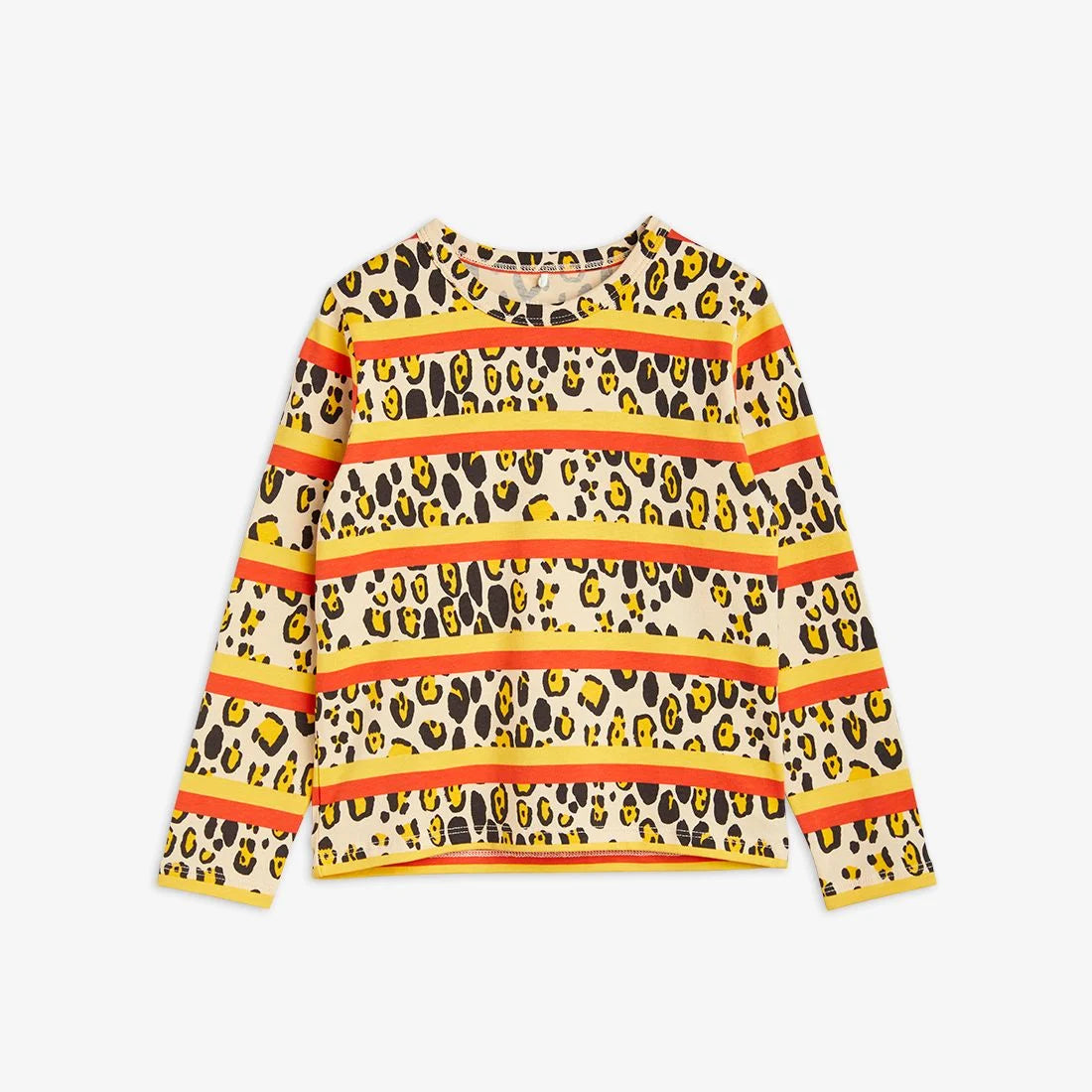 Leopard Stripe aop Long Sleeve Tee (Multi)