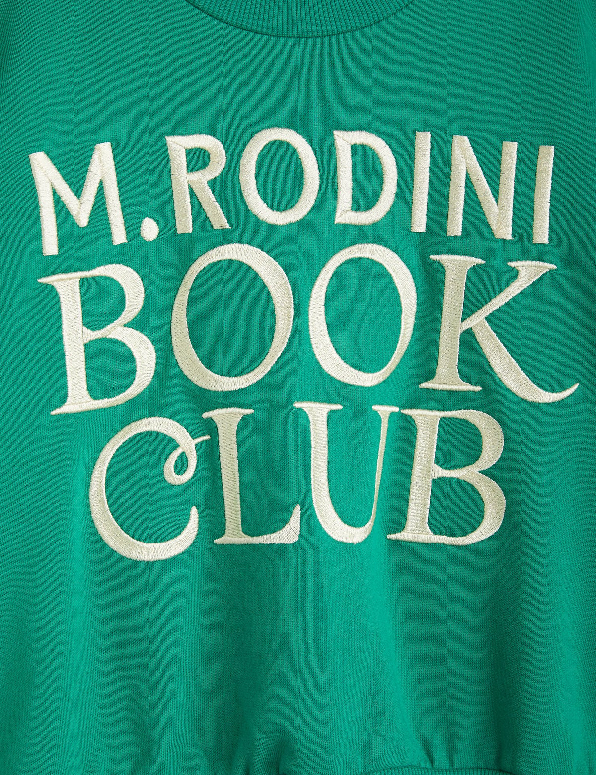 Book Club Embroidered Sweatshirt - Green