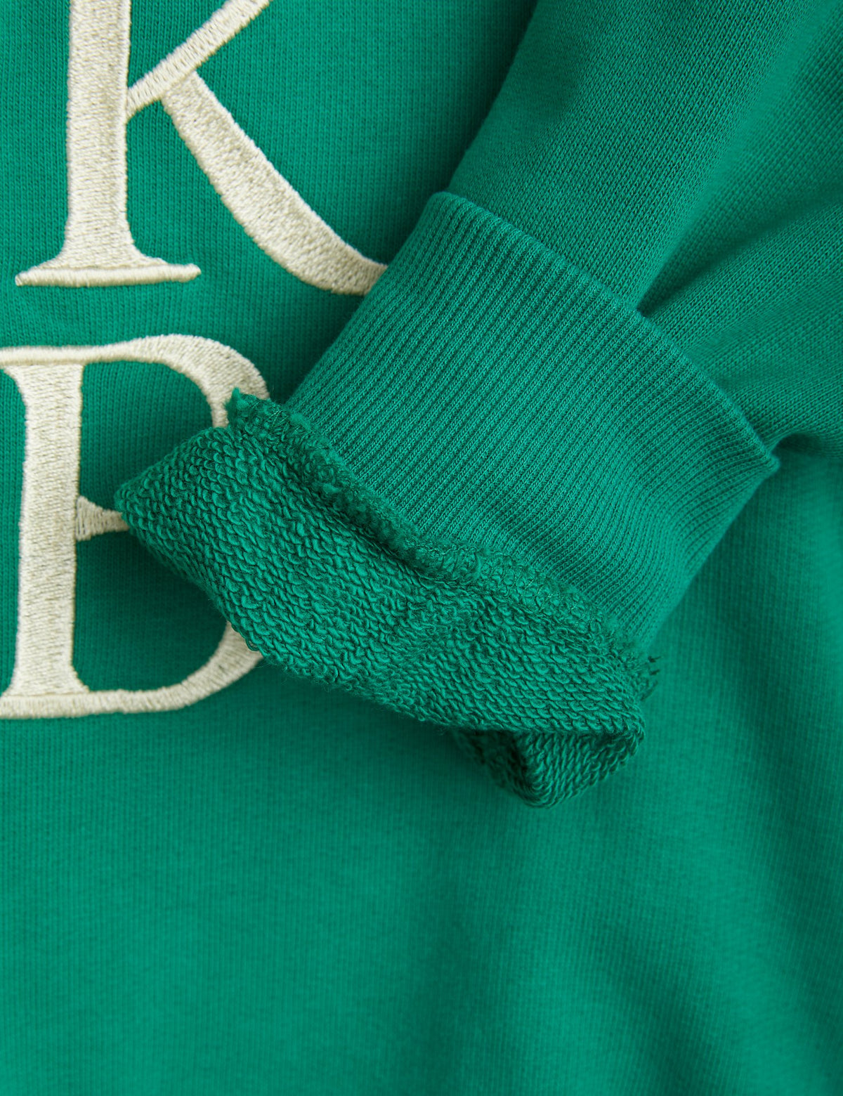 Book Club Embroidered Sweatshirt - Green
