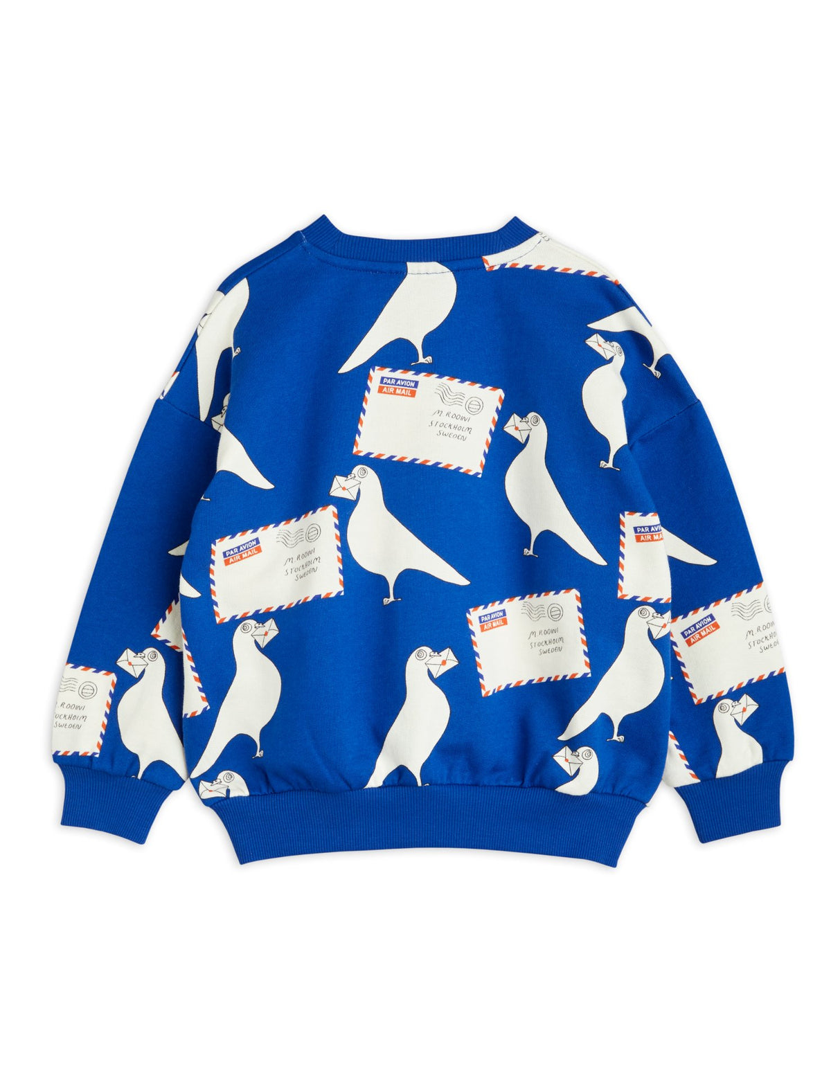 Pigeons Aop Sweatshirt - Blue