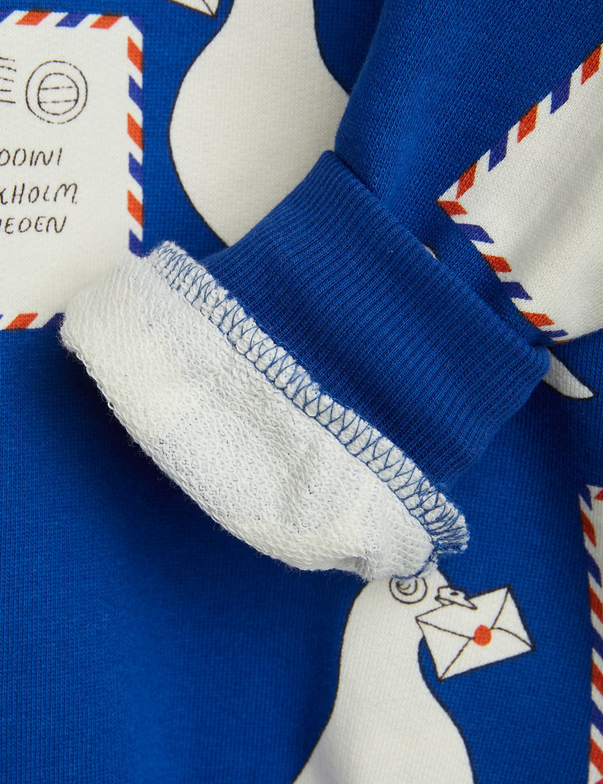 Pigeons Aop Sweatshirt - Blue