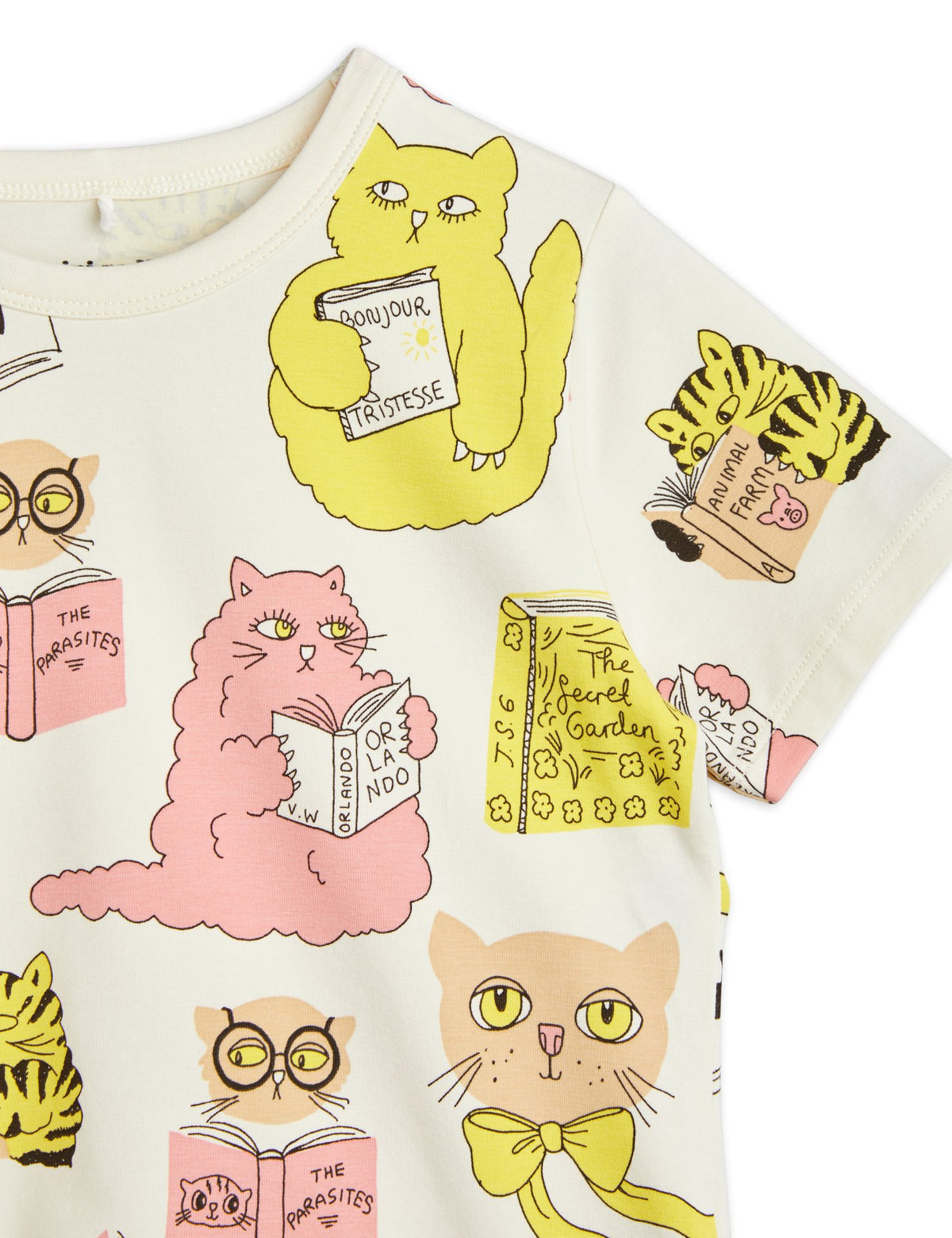 Cats aop ss tee - offwhite