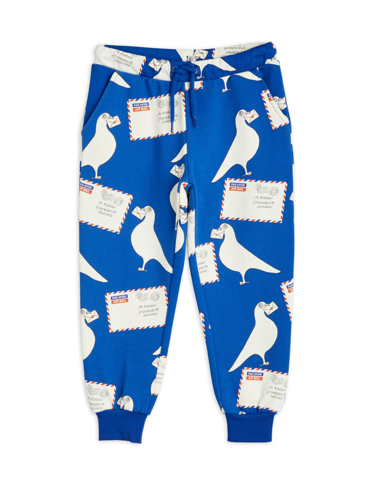 Pigeons AOP Sweatpants - Blue