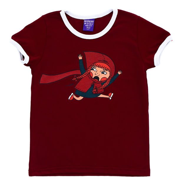 Short Sleeve T-shirt Little Miss Crimson