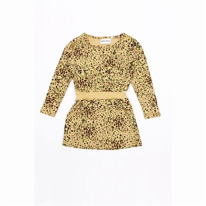 Camo Ls Dress beige