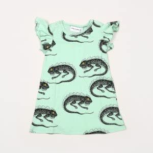 Lizzard Ss Dress Green