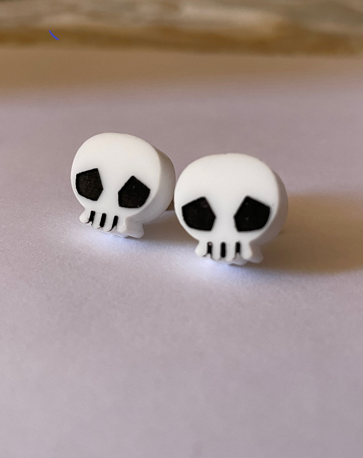 Skeleton Head Earrings