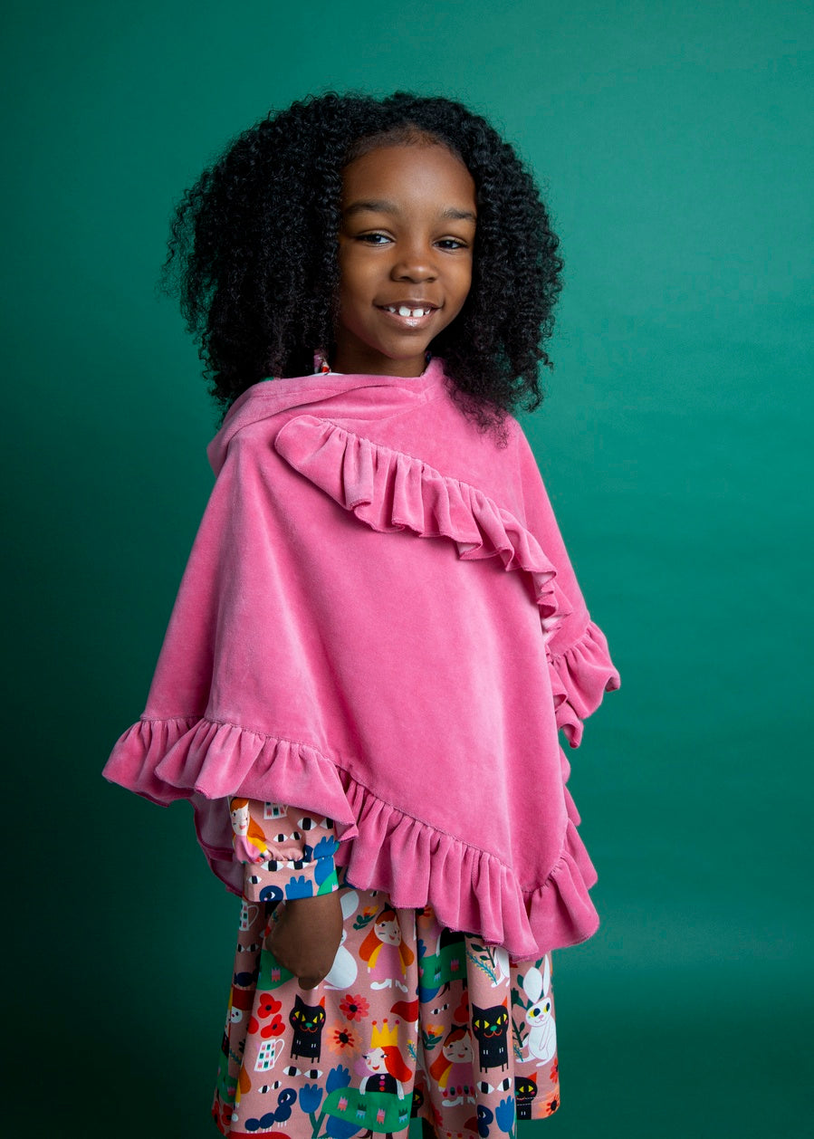 Rabbit Hole Velour Cape