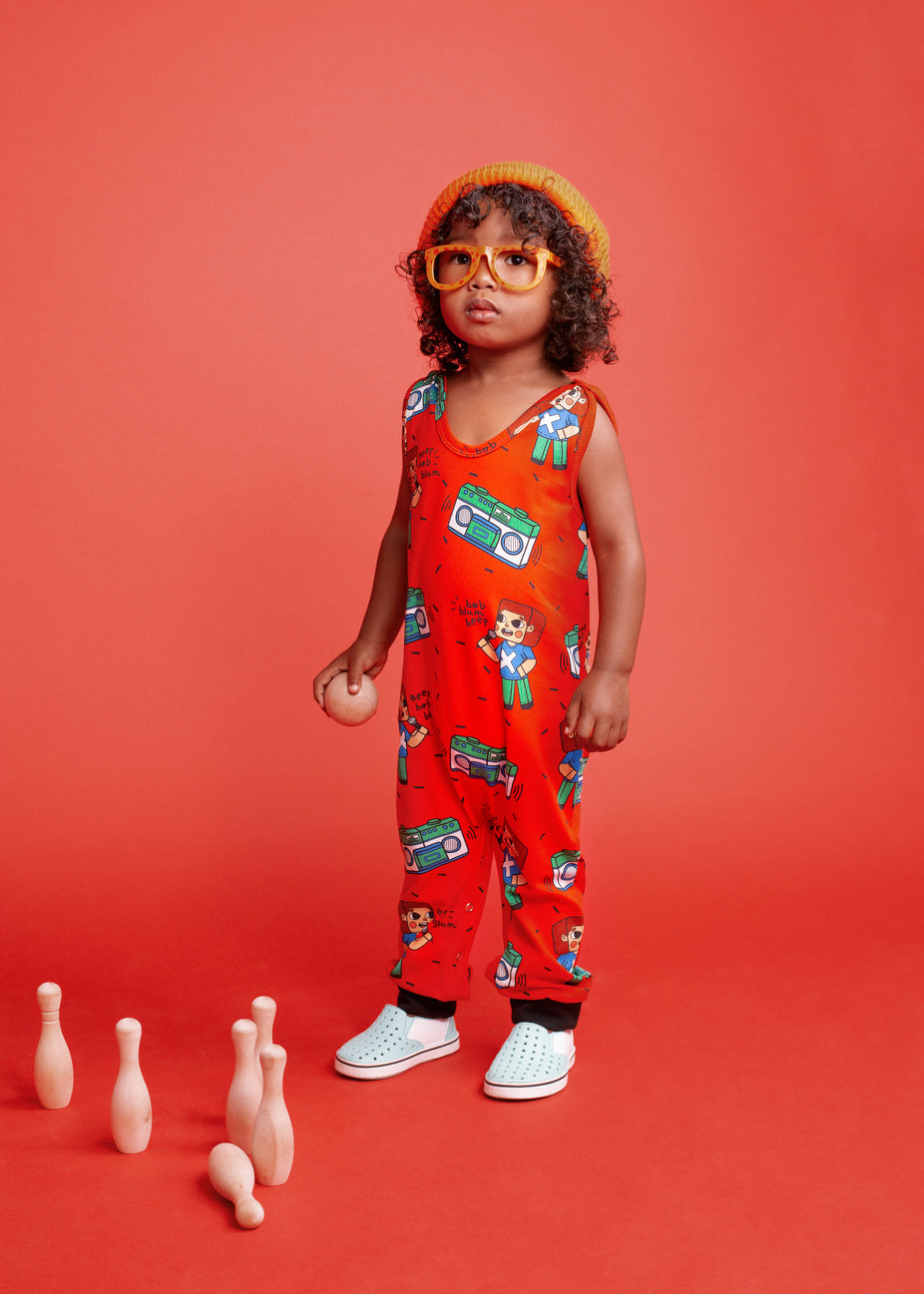 Brick Party Dungarees