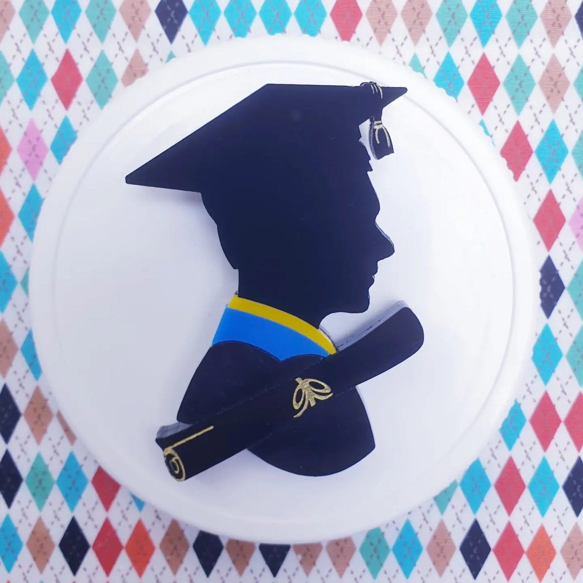 Gentleman Graduation Brooch