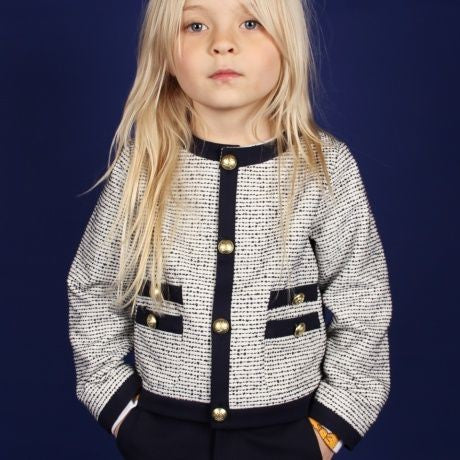 Jackie Jacket White/Blue