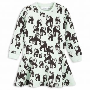 Panther Ls Dress Light Green