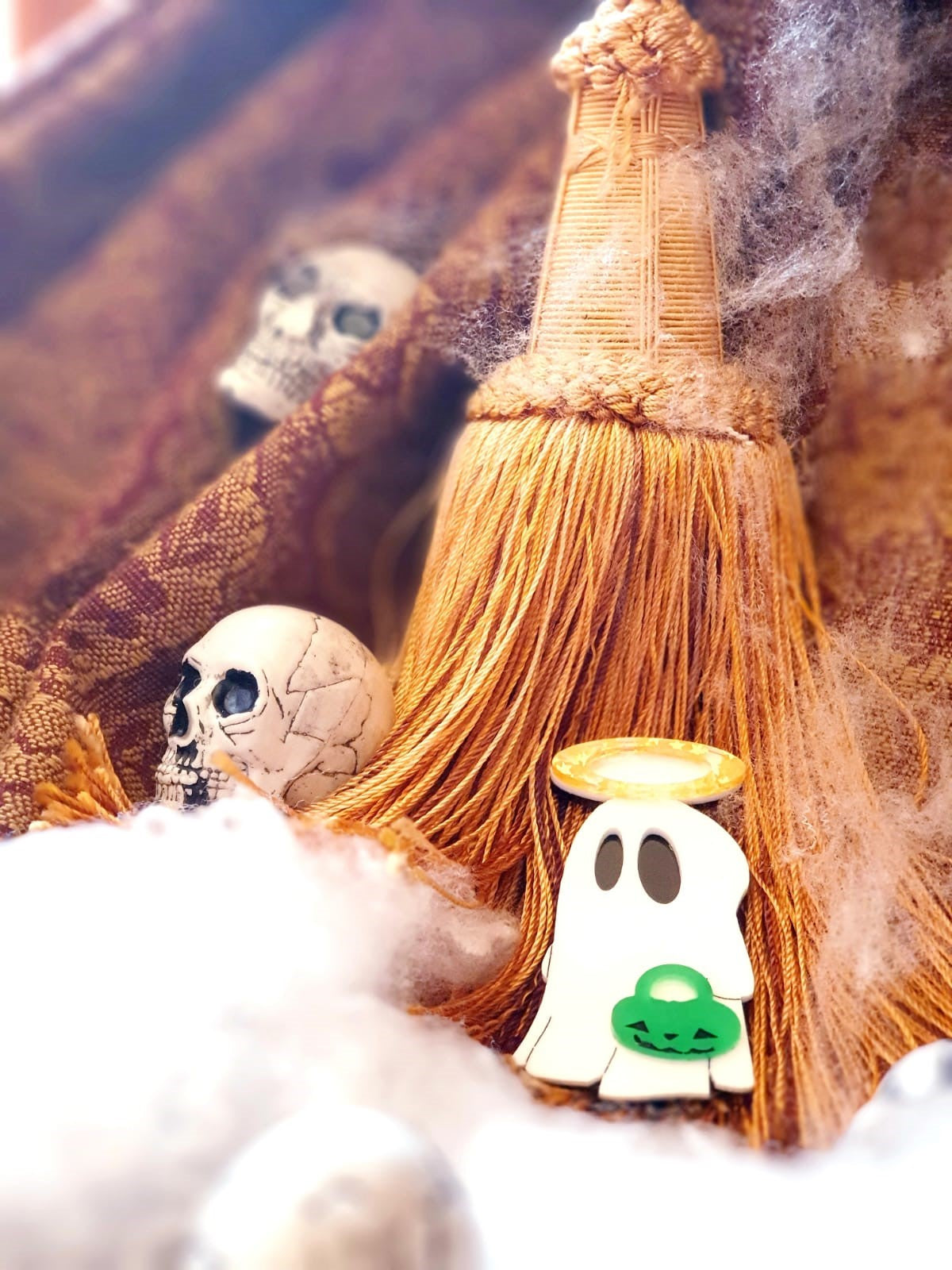 Goldie The Ghost Brooch